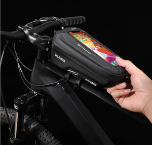 Wildman 1L quick release touch screen waterproof bike front bag - E-Scooter UAE Hub