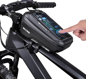 Wildman 1L quick release touch screen waterproof bike front bag - E-Scooter UAE Hub
