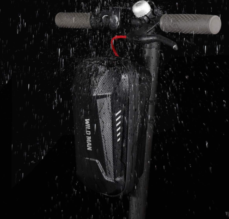 thumbnail image 2 of 3L Hard Shell Scooter Storage Bag - Waterproof, Quick Release, For Kick Scooters & Bikes 2 of 9