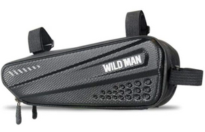 WILD MAN Rainproof Hard Shell under seat Bike Saddle Bag 1.2L