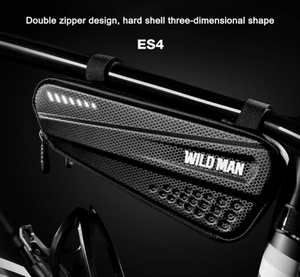 WILD MAN Rainproof Hard Shell under seat Bike Saddle Bag 1.2L