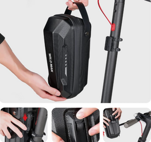 WILD MAN Quick Release Hard Shell Rainproof Scooter Storage Bag 2L