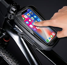 Load image into Gallery viewer, WILDMAN 1L Waterproof Bike Frame Bag Touch Screen - E-Scooter UAE Hub
