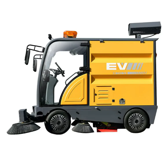 Electric Large Industrial Sweeper Street Sweeper Machine with Cap – E ...