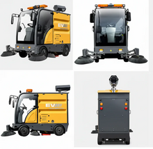 Load image into Gallery viewer, Electric Large Industrial Sweeper Street Sweeper Machine with Cap
