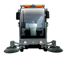 Load image into Gallery viewer, Electric Large Industrial Sweeper Street Sweeper Machine with Cap
