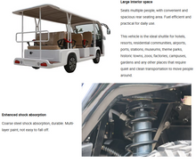 Load image into Gallery viewer, Electric Tour Shuttle 75V with 8-10 Seats Sightseeing Bus
