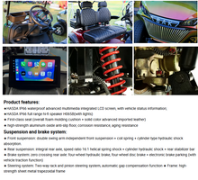Load image into Gallery viewer, Premium Electric 2 Seater Luxury Golf Cart With Cooler for Golf Course
