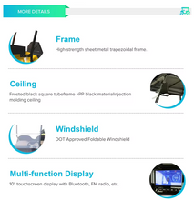 Load image into Gallery viewer, Premium Electric 2 Seater Luxury Golf Cart With Cooler for Golf Course
