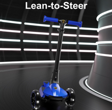 Load image into Gallery viewer, Lamborghini Kids Scooter for Ages 3-7, 3 Wheel Scooter with Light Up Wheels and LED Tray, Adjustable Height
