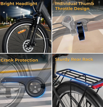 Load image into Gallery viewer, 2025 New Windhorse F2 Urban Commuter E Bike 36V 13Ah 350W
