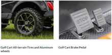 Load image into Gallery viewer, EV Golf Hunting Adventure car with Off Road Tyres Leather seats - E-Scooter UAE Hub
