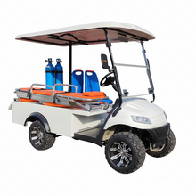 Load image into Gallery viewer, Electric Ambulance Vehicle Medical Buggy &amp; Golf Cart with Stretcher First Aid Emergency Aid
