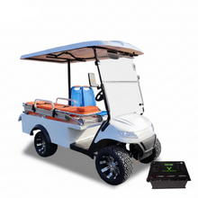 Load image into Gallery viewer, Electric Ambulance Vehicle Medical Buggy &amp; Golf Cart with Stretcher First Aid Emergency Aid
