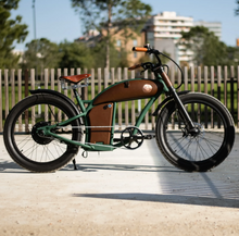 Load image into Gallery viewer, Rayvolt Cruzer M E Bike Vintage Into Modern Luxury Leather Touch - E-Scooter UAE Hub
