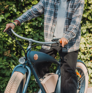 Rayvolt Beachin VINTAGE Electric Bicycle | Luxury city cruze | smart locker - E-Scooter UAE Hub