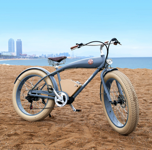 Rayvolt Beachin VINTAGE Electric Bicycle | Luxury city cruze | smart locker - E-Scooter UAE Hub