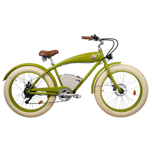 Rayvolt Beachin VINTAGE Electric Bicycle | Luxury city cruze | smart locker - E-Scooter UAE Hub