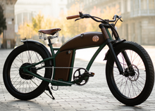 Load image into Gallery viewer, Rayvolt Cruzer M E Bike Vintage Into Modern Luxury Leather Touch - E-Scooter UAE Hub
