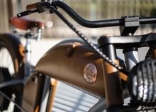 Load image into Gallery viewer, Rayvolt Cruzer M E Bike Vintage Into Modern Luxury Leather Touch - E-Scooter UAE Hub
