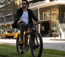 Load image into Gallery viewer, Rayvolt Cruzer M E Bike Vintage Into Modern Luxury Leather Touch - E-Scooter UAE Hub
