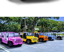 Load image into Gallery viewer, Classic Car Electric Mini Moke Jeep 72V 4 Seater Sightseeing Bus Golf Cart
