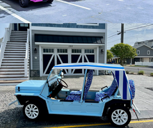 Load image into Gallery viewer, Classic Car Electric Mini Moke Jeep 72V 4 Seater Sightseeing Bus Golf Cart
