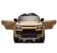 Load image into Gallery viewer, Land Rover Defender Licensed Ride On Car 12V - Champagne Kids Age 3-5 Years
