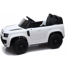 Load image into Gallery viewer, Land Rover Defender Licensed Ride On Car 12V - White Age 3+
