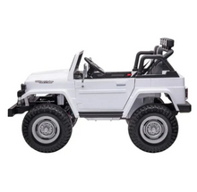 Load image into Gallery viewer, Toyota Land Cruiser 24V Kids Ride-On Car – White, 2-Seater Kids Age 2-5Years

