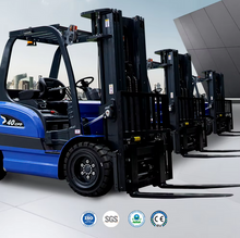 Load image into Gallery viewer, High Efficiency Industrial Electric Forklift 2-4 Ton CE Farm Battery Forklift 4 Wheel Forklift
