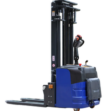 Load image into Gallery viewer, Electric Stacker Machine Wide Pallet Power Stacker 1-2 Ton Lift Height 3m-5m

