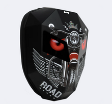 Load image into Gallery viewer, Iron Man Crown LED Display Smart Backpack – Ultimate Rider Visibility &amp; Style
