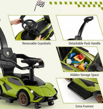 Load image into Gallery viewer, Lamborghini 3-in-1 Ride-On Push Car (Age 1–5 Years)
