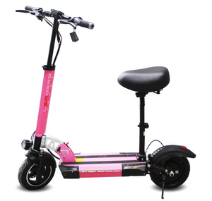 LEADERS E Scooter Pink Stripe with seat - E-Scooter UAE Hub