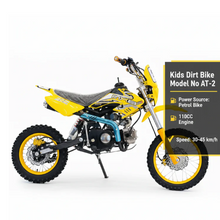 Load image into Gallery viewer, Kids Gas Dirt Bike AT-2 110CC Age 8-16 Years

