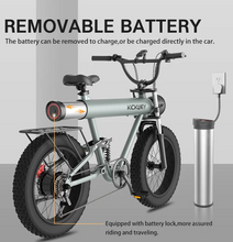 Load image into Gallery viewer, K20 Plus Off-Road Fat Tyre Electric Bicycle 48V 10Ah 1000W
