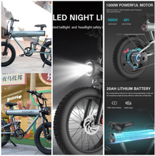 Load image into Gallery viewer, K20 Plus Off-Road Fat Tyre Electric Bicycle 48V 10Ah 1000W
