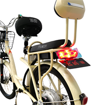 Load image into Gallery viewer, Fashionable Electric Bike with rear Seat Bike For mom &amp; kid
