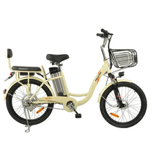 Load image into Gallery viewer, Fashionable Electric Bike with rear Seat Bike For mom &amp; kid
