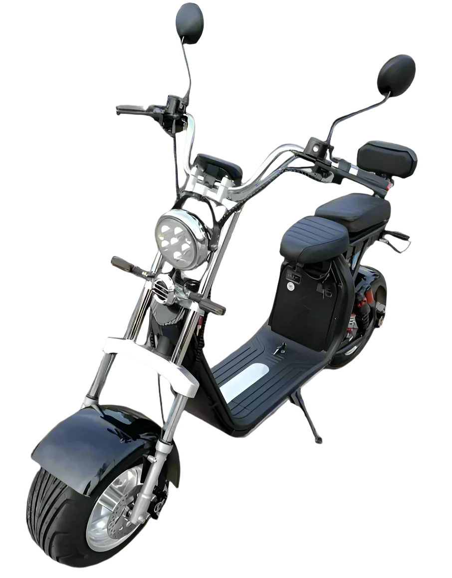 Big Harley E bike Black 1500W 60V 12Ah