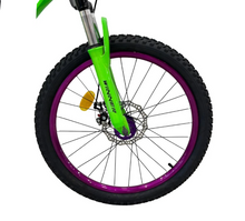 Load image into Gallery viewer, 22-Inch Mountain Bike | 21-Speed | Disc Brakes | Turquoise Blue V-TBC22 Age 9-16 Years
