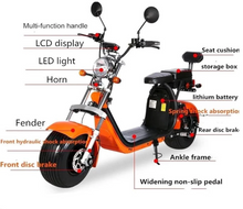 Load image into Gallery viewer, G 029 3000W E bike Harley 60V 24Ah
