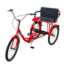 Load image into Gallery viewer, Tricycle with rear passenger carrier 20"
