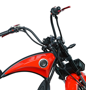 X1 Harley fat tire E bike 60V 12Ah 3000W - E-Scooter UAE Hub