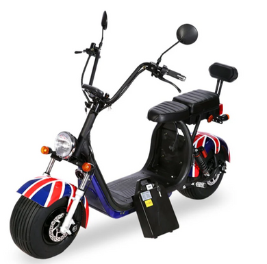 X3 Big Harley E Bike dual seater 60V 12Ah 1500w - E-Scooter UAE Hub