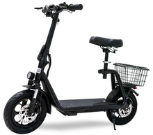 Load image into Gallery viewer, Small Harley Electric Scooter with Basket 500W 48V 10Ah - E-Scooter UAE Hub
