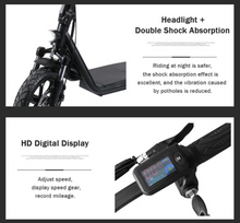 Load image into Gallery viewer, Small Harley Electric Scooter with Basket 500W 48V 10Ah - E-Scooter UAE Hub
