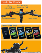 Load image into Gallery viewer, TEVERUN Fighter 11 plus Electric Scooter 60V 35Ah LG 2024 version - E-Scooter UAE Hub
