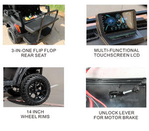 MTM Terrain 4,6 Electric Golf cart -Lifted Version